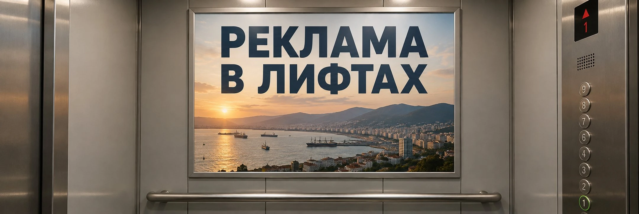 РЕКЛАМА В ЛИФТАХ
